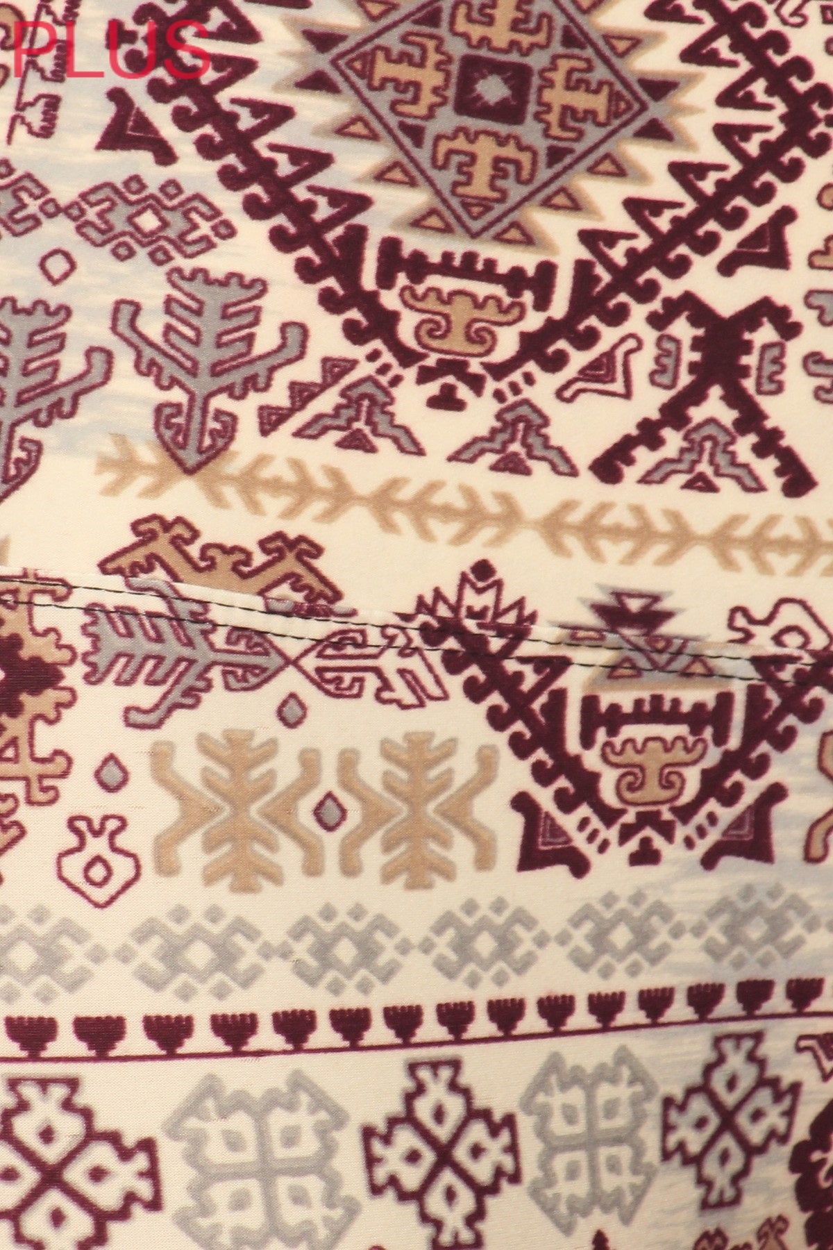 Plus Size Leggings - Aztec