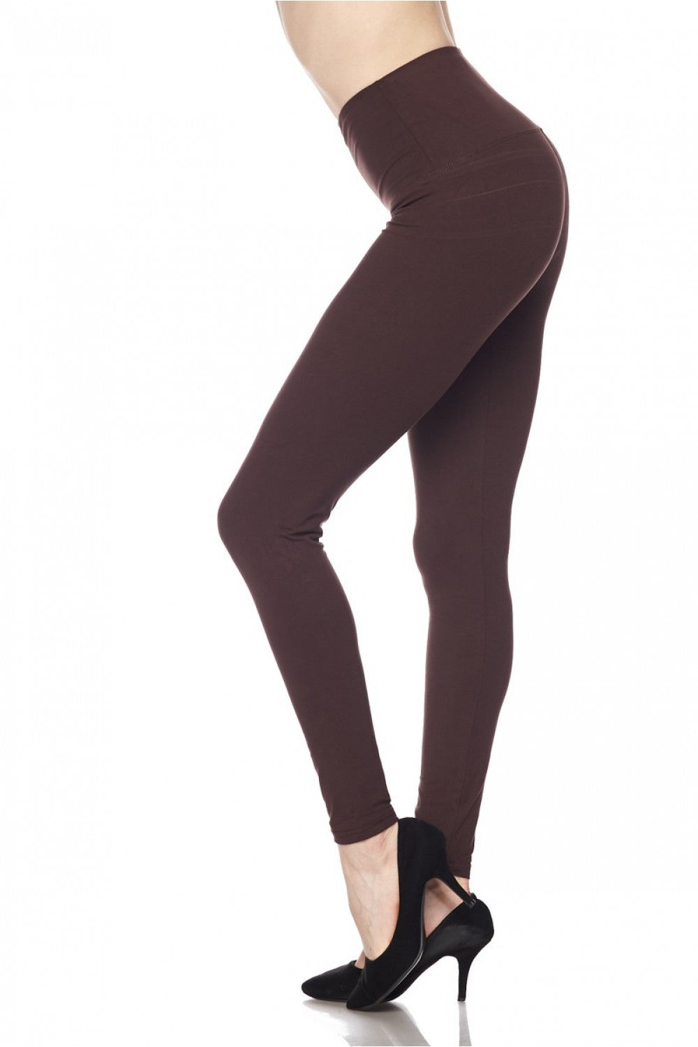 One Size Solid Color Leggings