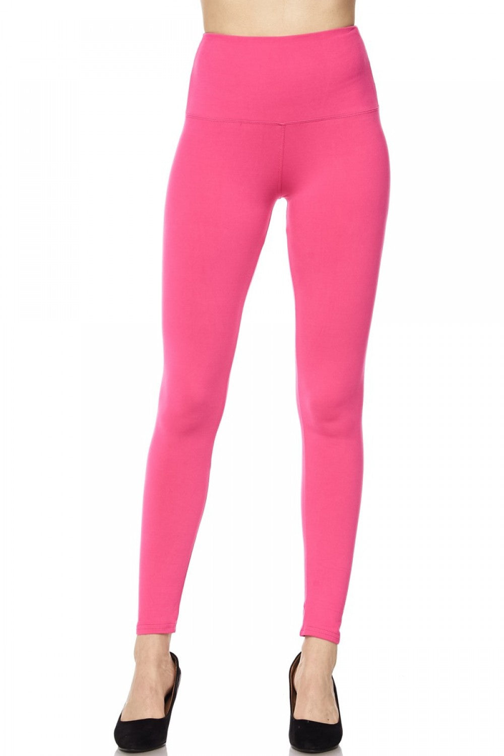 One Size Solid Color Leggings