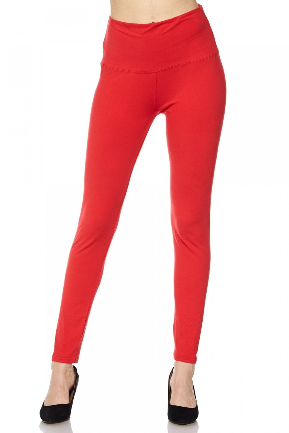One Size Solid Color Leggings