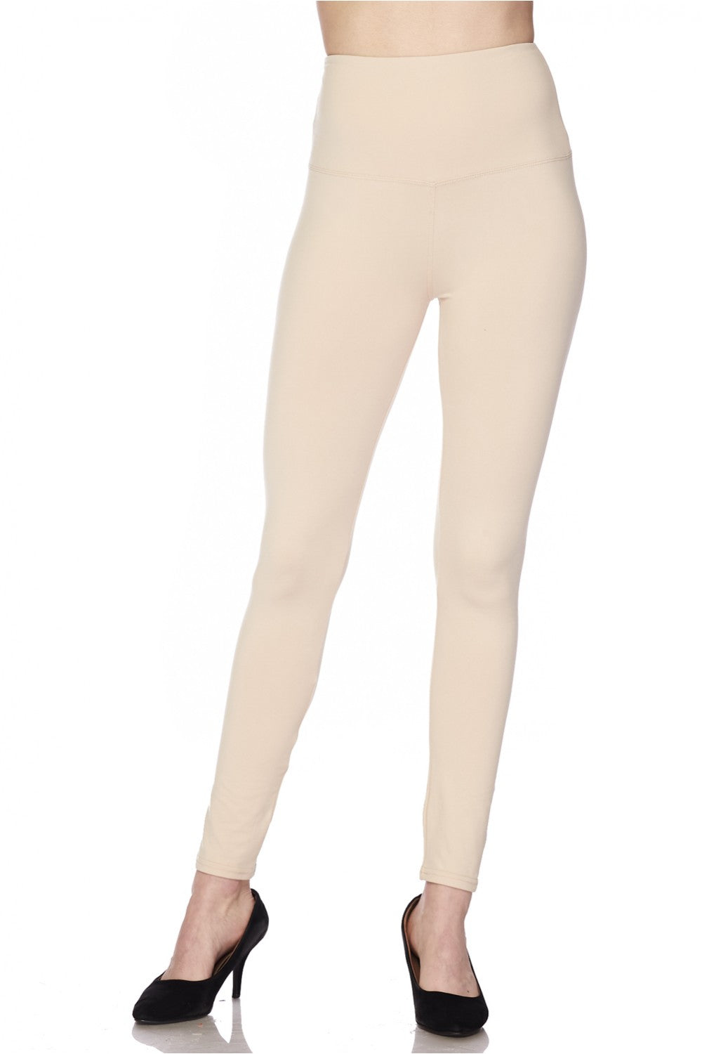 One Size Solid Color Leggings