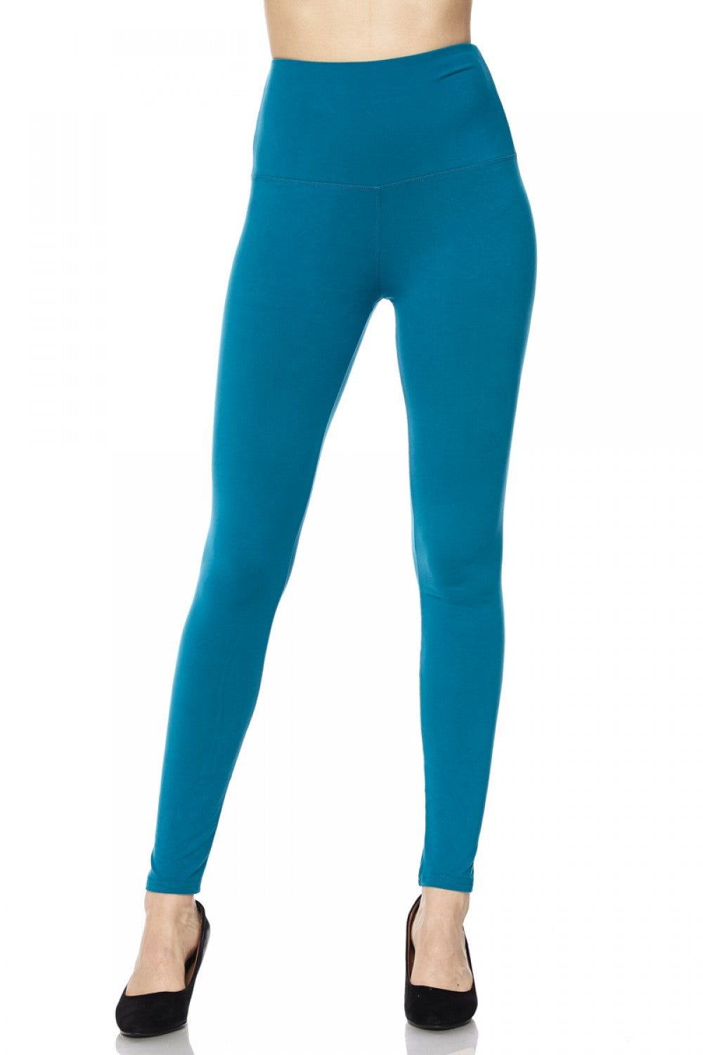 One Size Solid Color Leggings