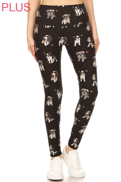 Plus Size Leggings- Dogs