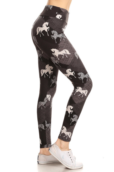 One Size Leggings - Horse